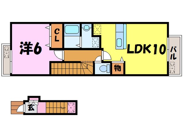 ラピッド　ブルック（熊谷市佐谷田）の物件間取画像